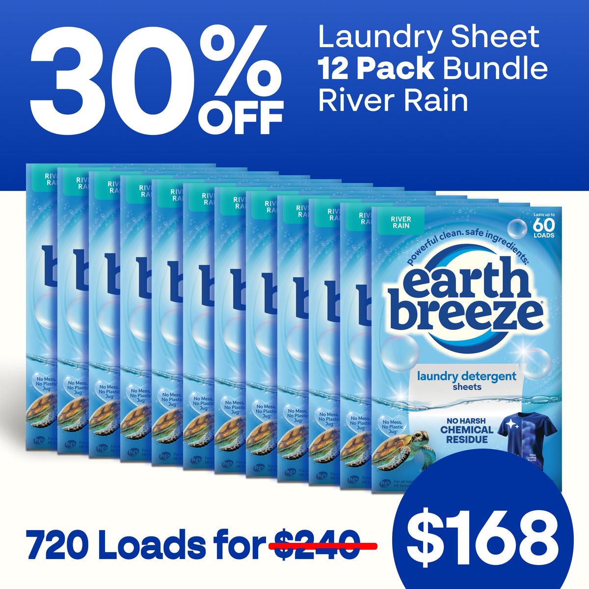 Laundry Sheet Bundle - 12 Pack