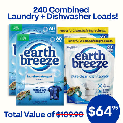 240 Laundry + Dishwasher Loads!