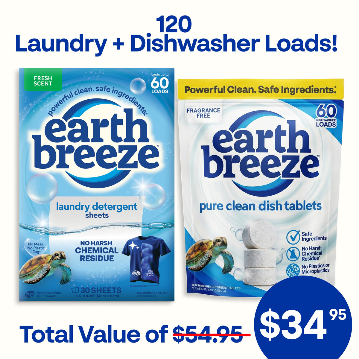 120 Laundry + Dishwasher Loads!