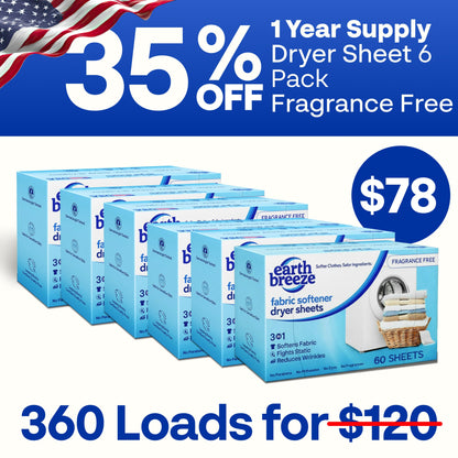 Dryer Sheet 6 Pack Bundle