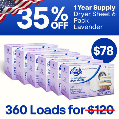 Dryer Sheet 6 Pack Bundle